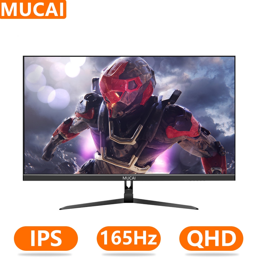 MUCAI 32 ġ , 165Hz ӿ 2K ǻ ȭ, 144Hz QHD 1440P Ʈ ÷, DP HDMI ȣȯ  Por 2560*1440